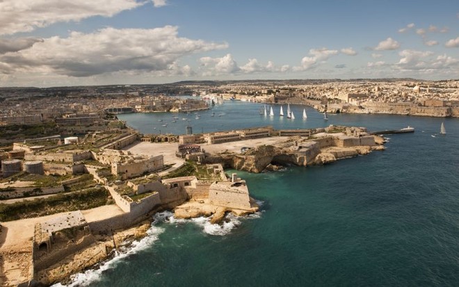 View of the start in Grand Harbour - Rolex Middle Sea Race ©  Rolex/ Kurt Arrigo http://www.regattanews.com